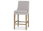 Tabouret Murdoch -Cyrilo argenté/faon