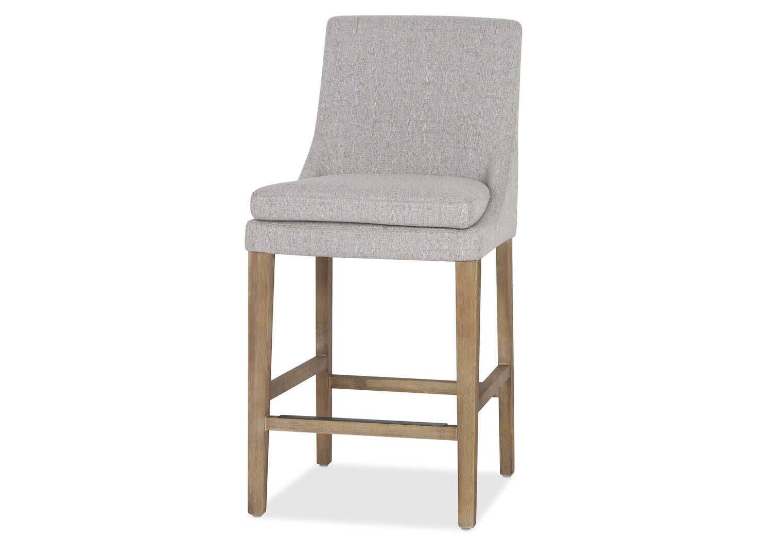 Tabouret Murdoch -Cyrilo argenté/faon