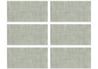 Ensemble de 6 serviettes Aruba vert