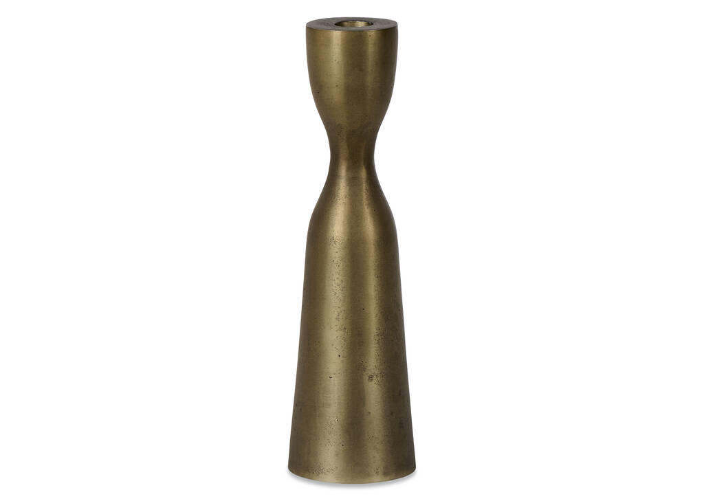 Valor Candle Holder Antique Brass