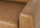 Kaston Leather Sofa -Sevilla Saddle