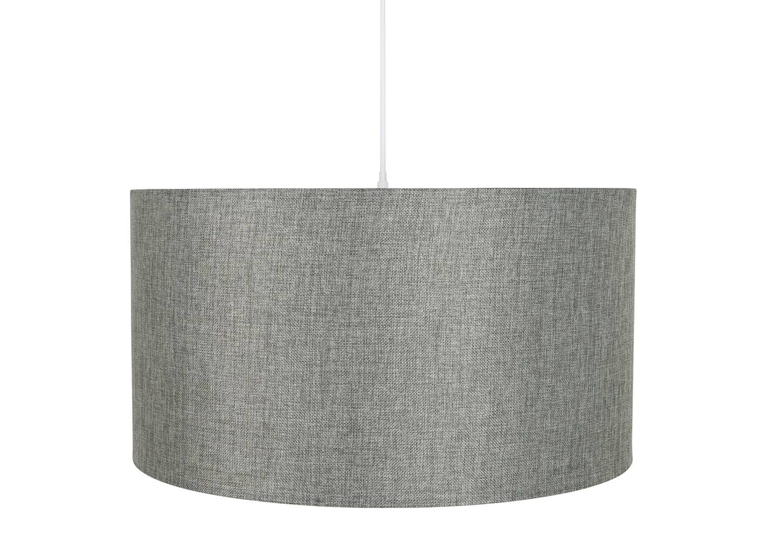 Camila Drum Pendant Grey