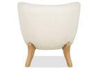 Fauteuil Emmy -Woolly ivoire