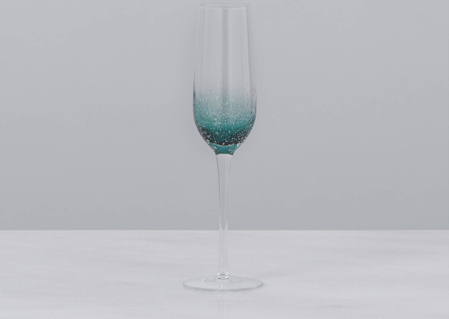 Cascadia Champagne Flute Teal