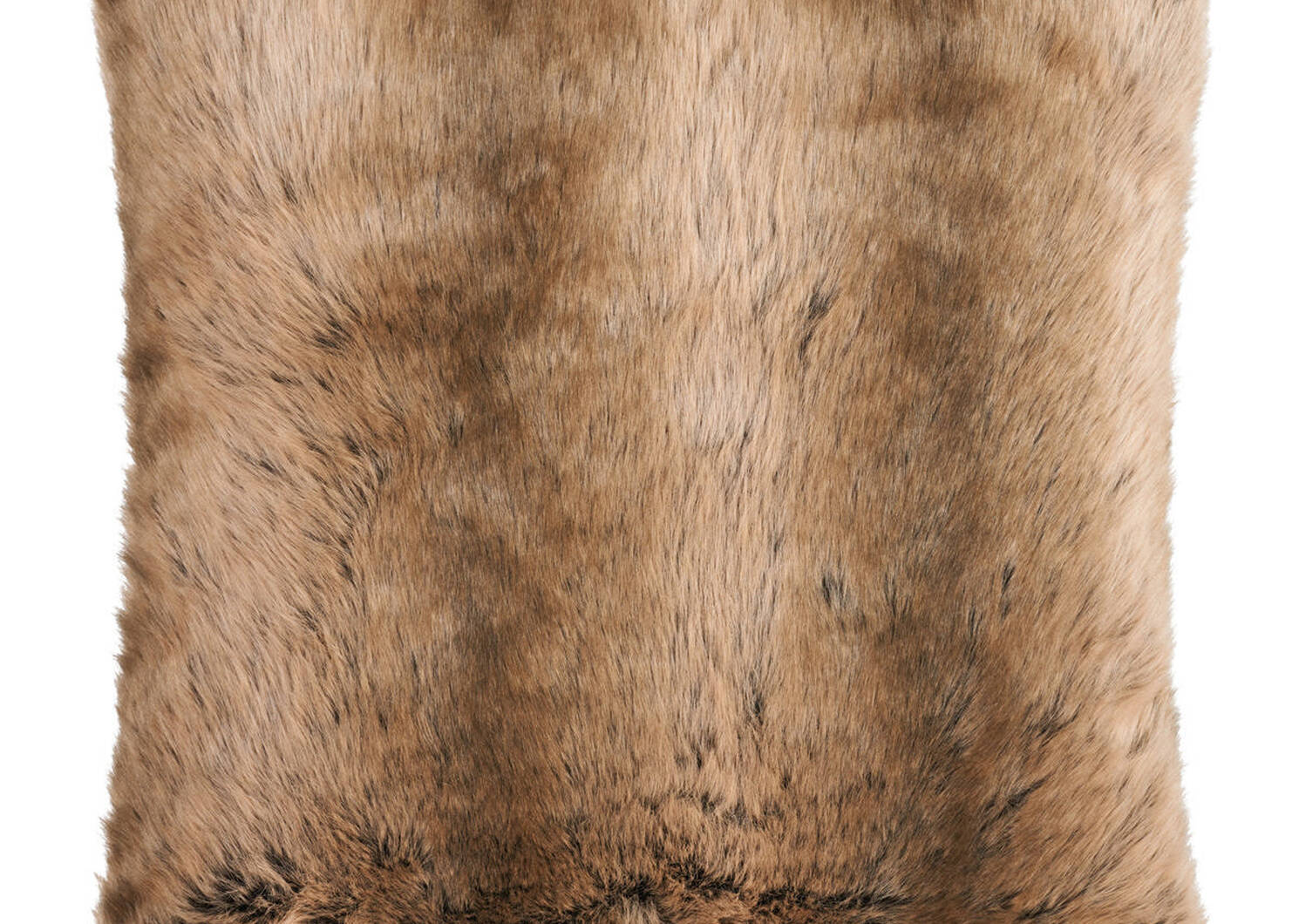 Fauna Faux Fur Toss 24x24 Sable