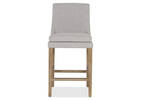 Tabouret Murdoch -Cyrilo argenté/faon