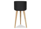 Kyrie Standing Planter Large Black