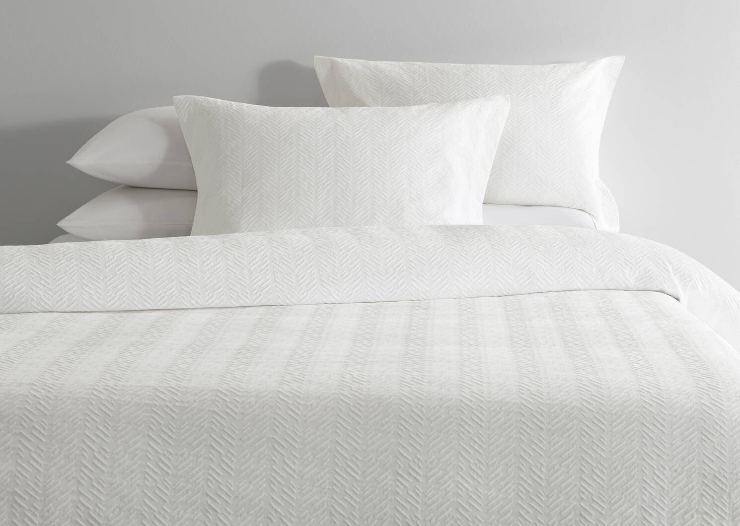 G ens.housse de couette cot. Monclair bl