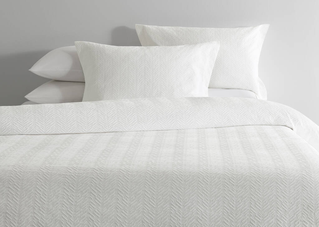G ens.housse de couette cot. Monclair bl