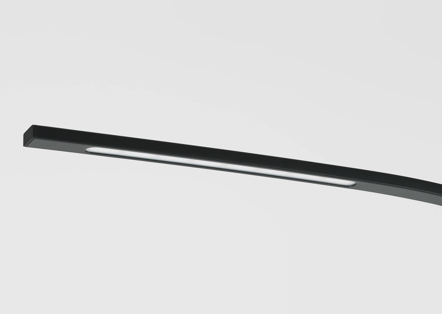 Tyne LED Arc Floor Lamp Black