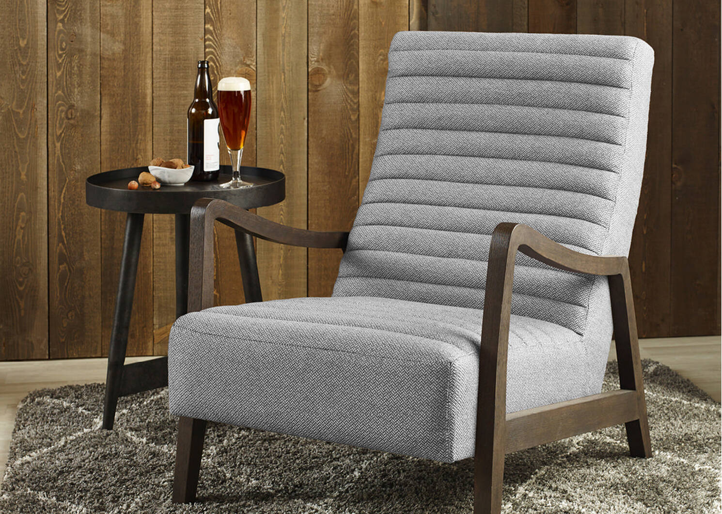 Gibson Accent Table 22" -Espresso Oak