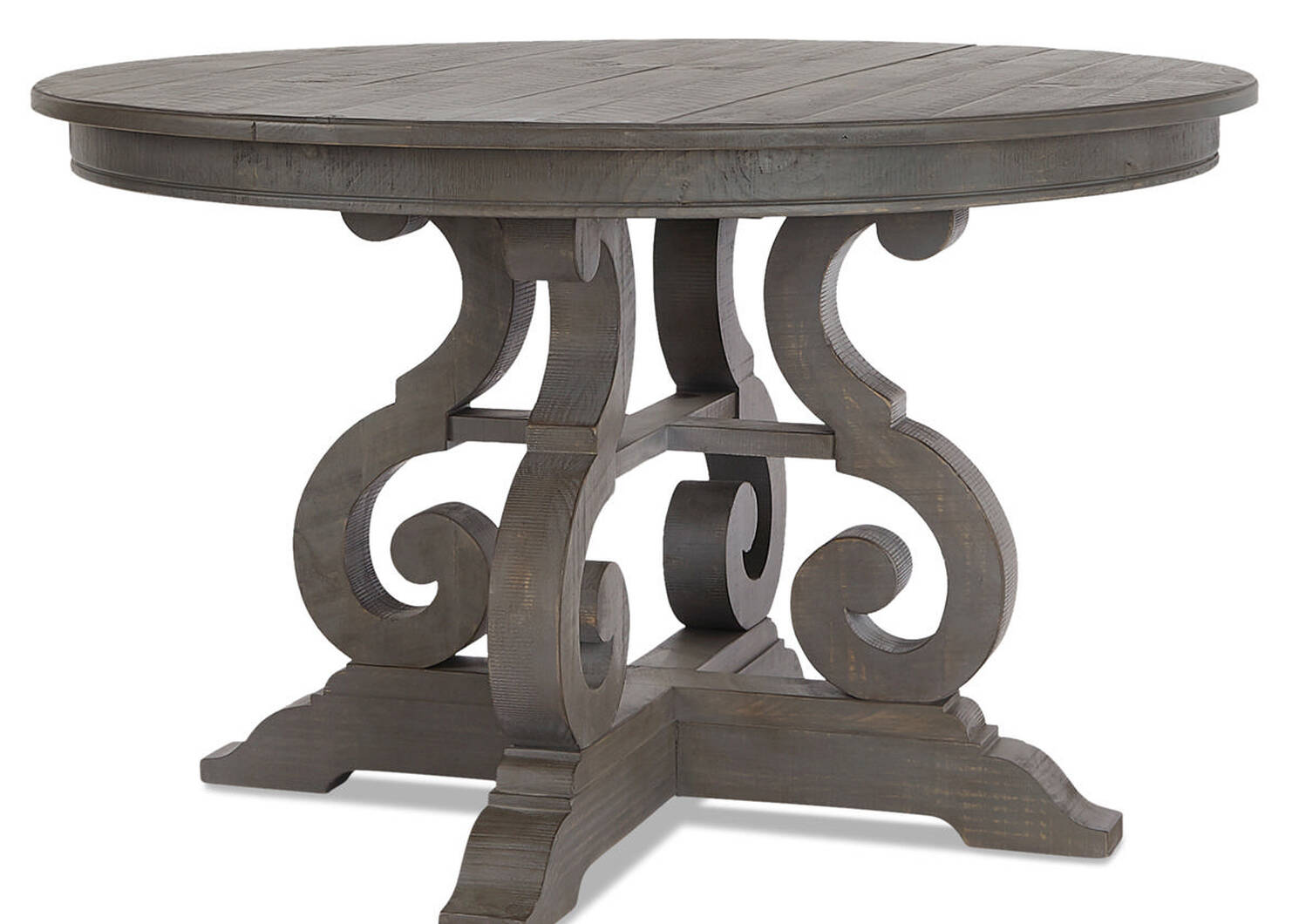 Churchill Dining Table Rnd 60"- Pewter