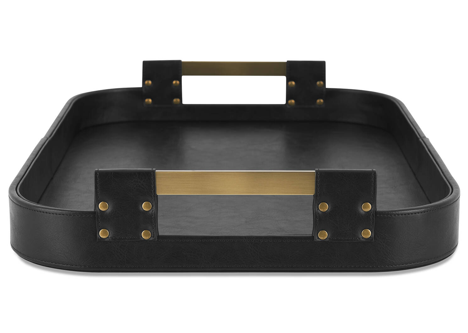 Plateau rectangulaire Riva noir
