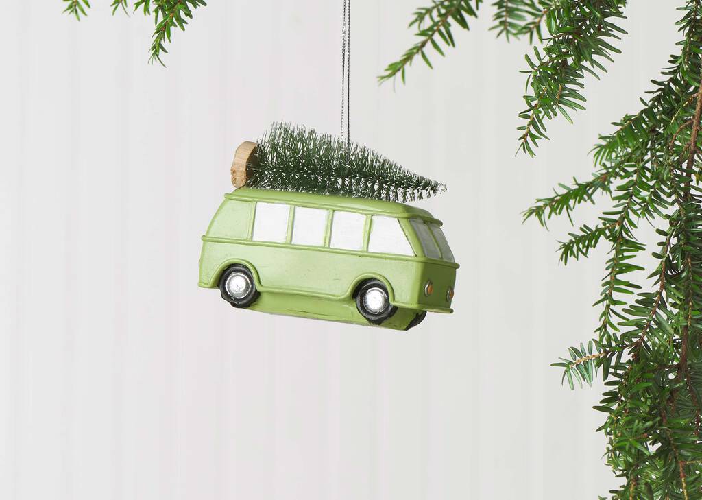 Tree Day Minivan Orn
