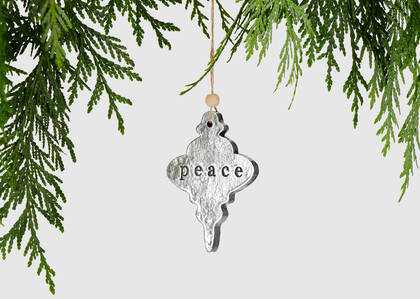 Peace Iron Ornament