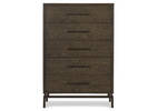 Aiden 5 Drawer Chest -Delano Sable