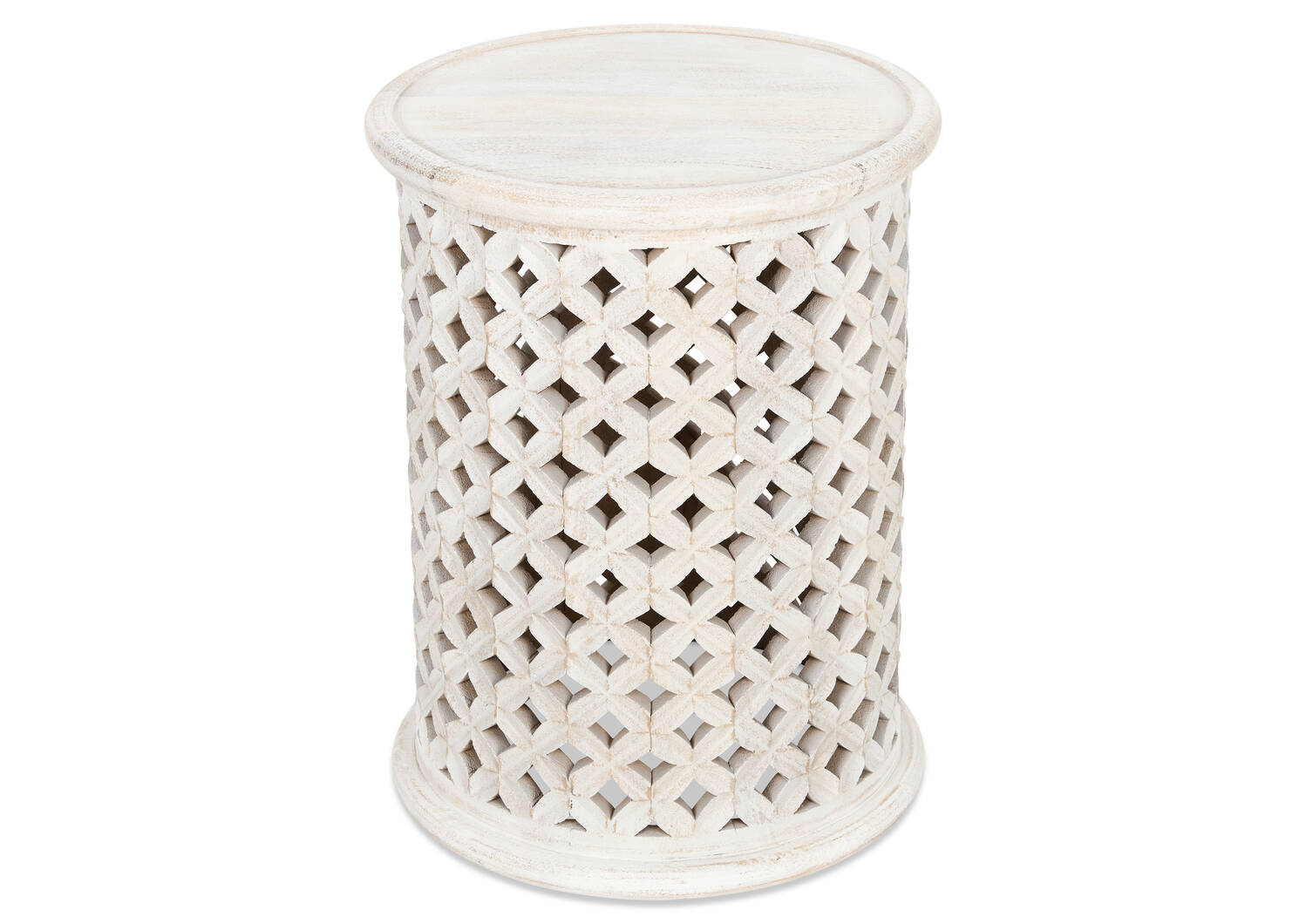 Avaline Side Table -Portica Chalk