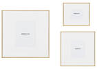 Russo Gallery Frames Satin Brass