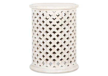 Avaline Side Table -Portica Chalk