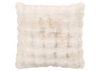 Zoey Faux Fur Pillow 24x24 Oyster