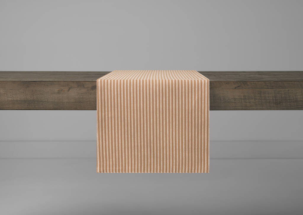 Chemin de table Acorn naturel/faon
