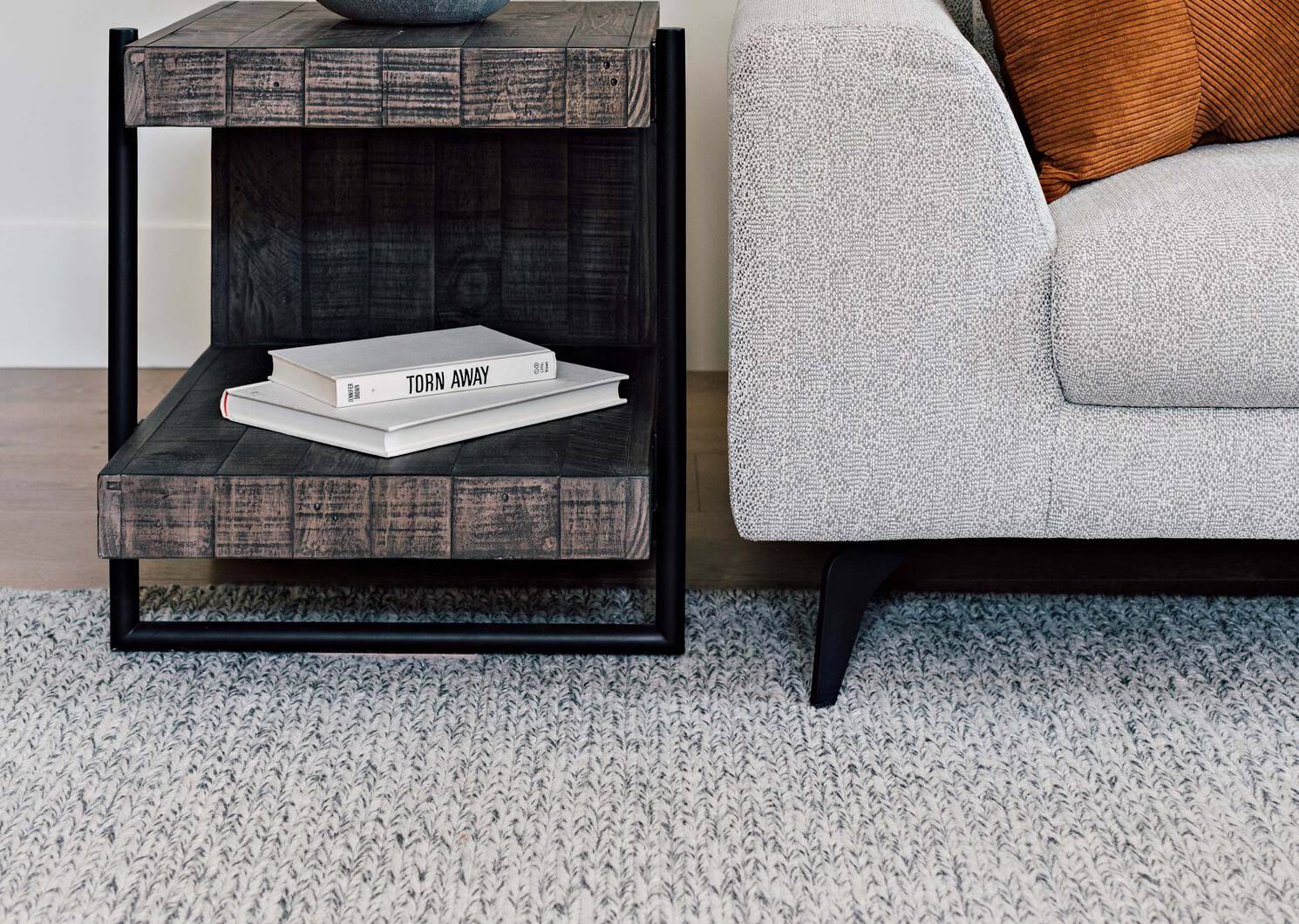 Tapis Cosette 60x96 ivoire/gris