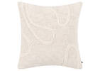 Coussin en coton Elisa 20x20 ivoire