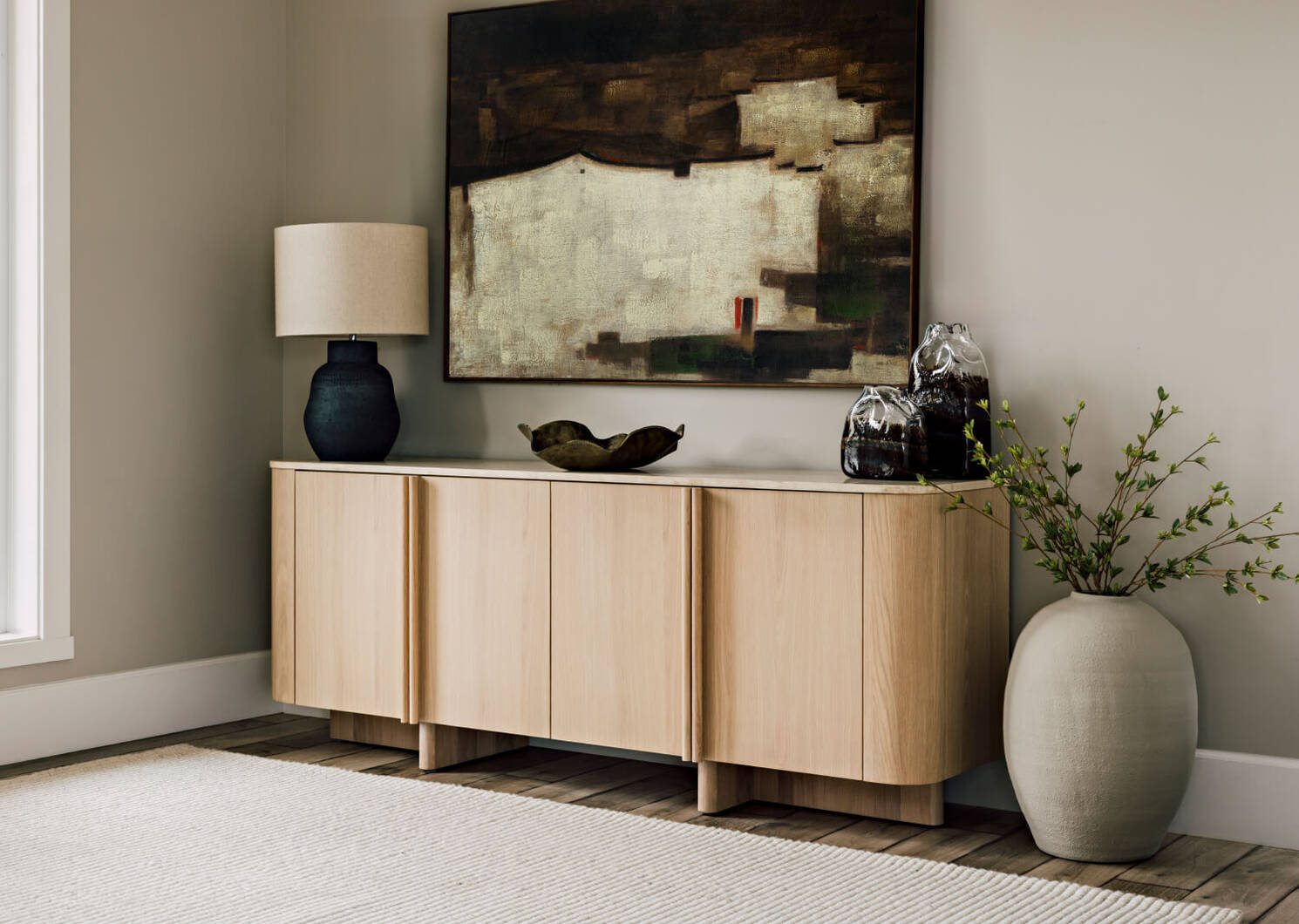 Catton Ombre Vase Short