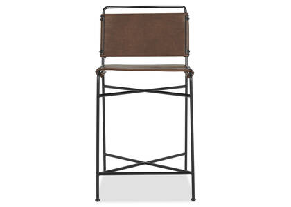 Tabouret Emmory -Como brun