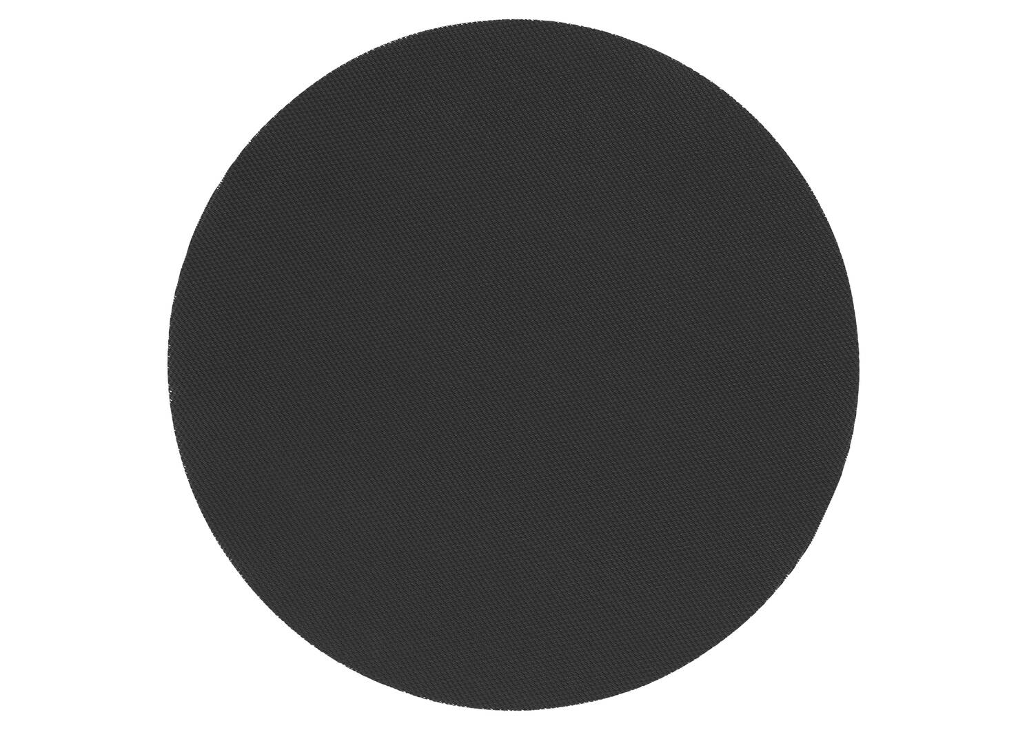 Evans Round Placemat Black