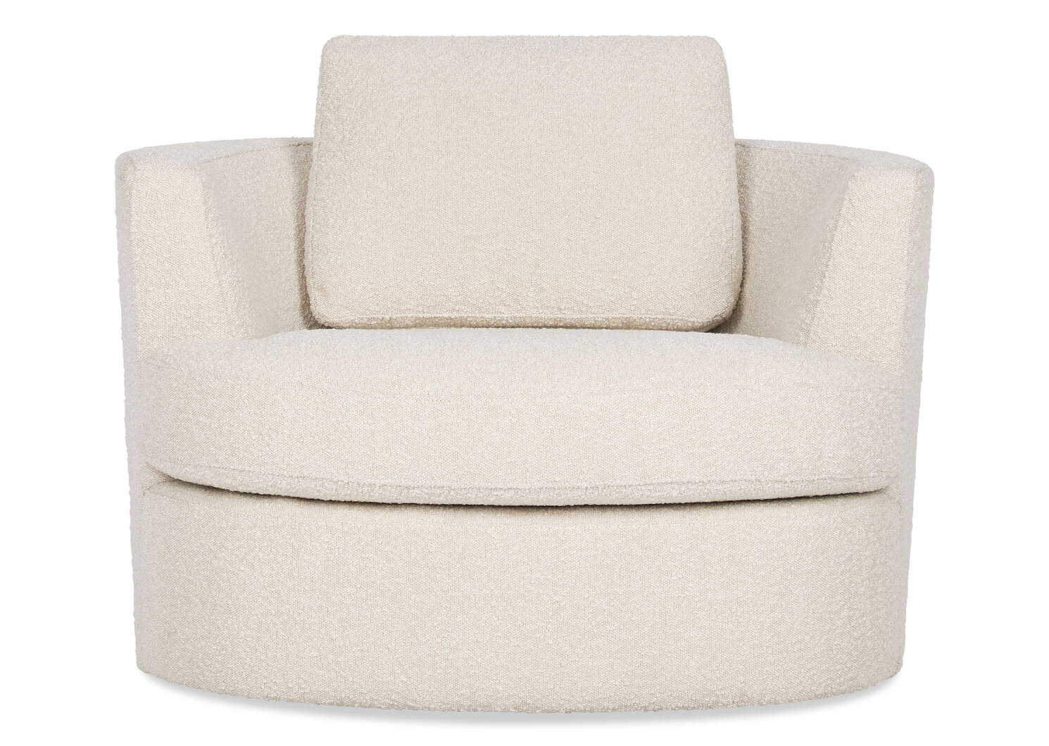 Beverly Swivel Chair -Amalie Ivory