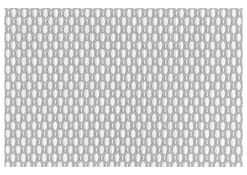 Midtown Placemat White/Black