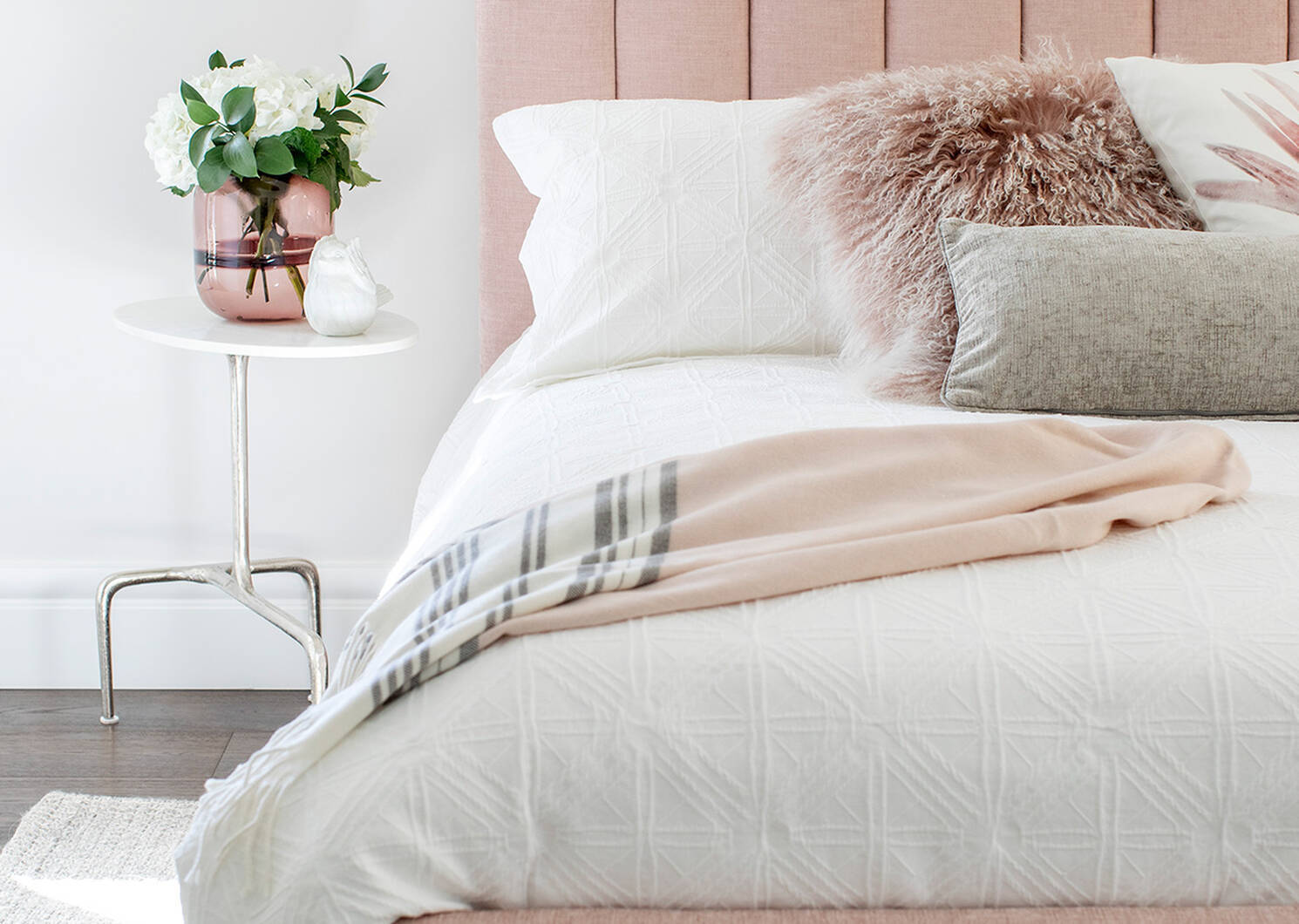 Arden Duvet Sets - White