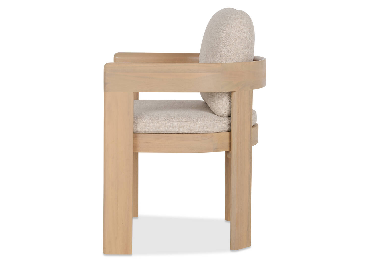 Tonga Outdoor Dining Chair -Elio Oyster