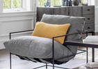 Coussin Bailey 12x22 champ doré