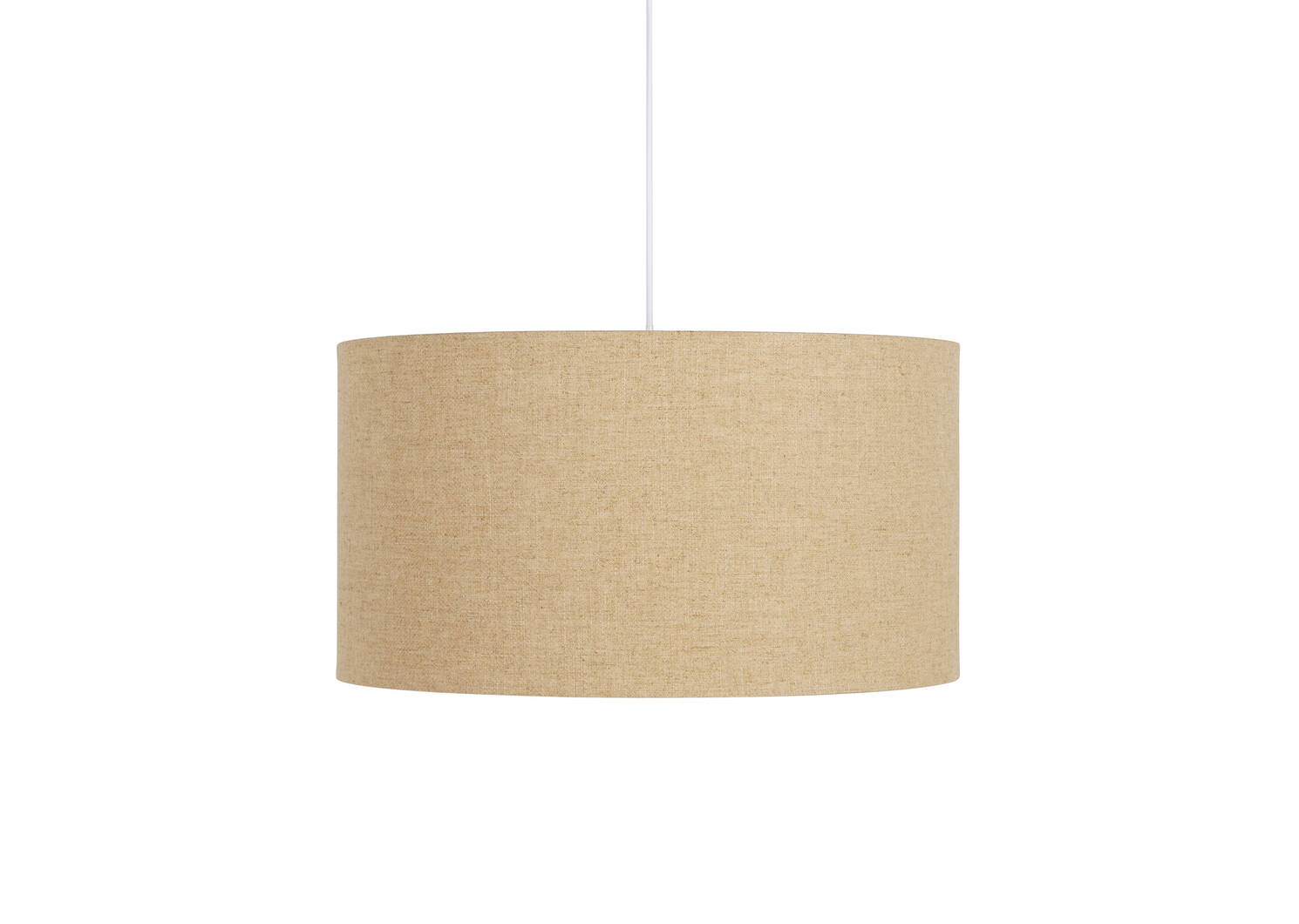 Lampe suspendue tambour Camila naturelle