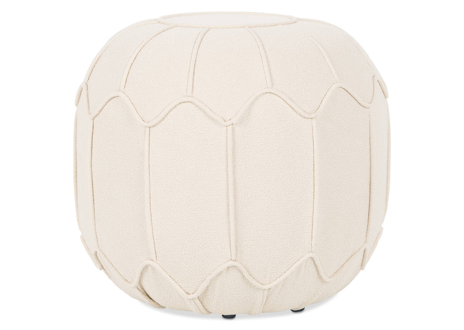 Penelope Ottoman -Ella Cream