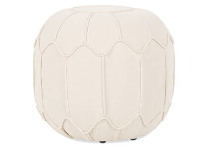 Penelope Ottoman -Ella Cream