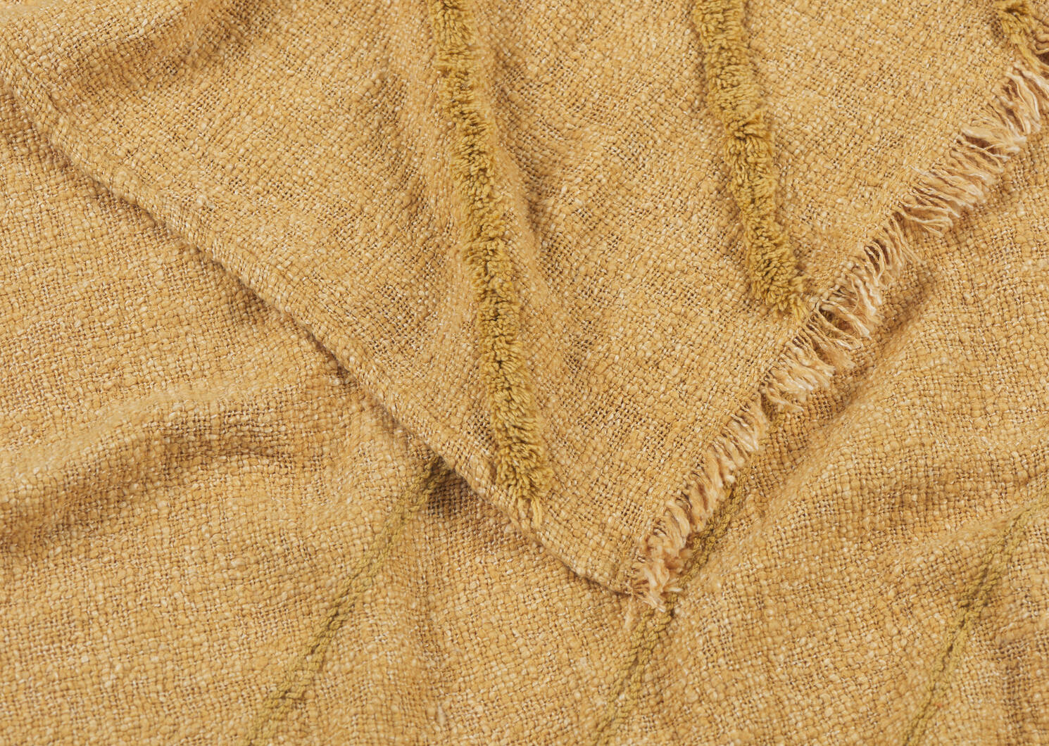 Capstone Tufted Throw Amber