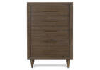 Commode à 5 tiroirs Asher -Mac brun