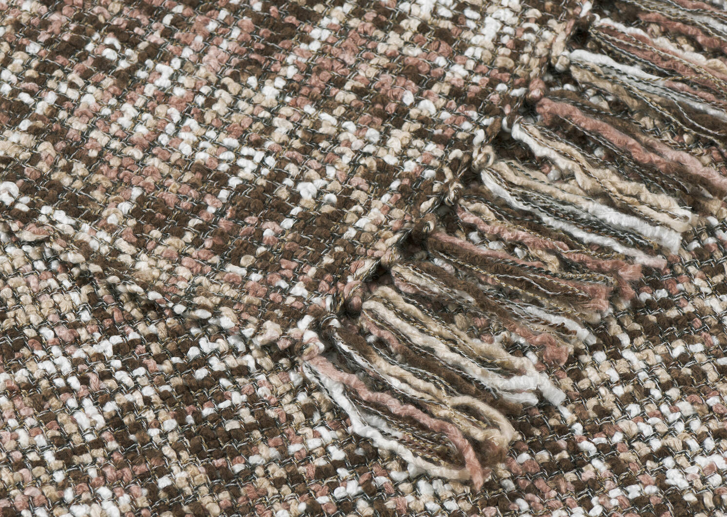 Betina Throw Mushroom/Pink