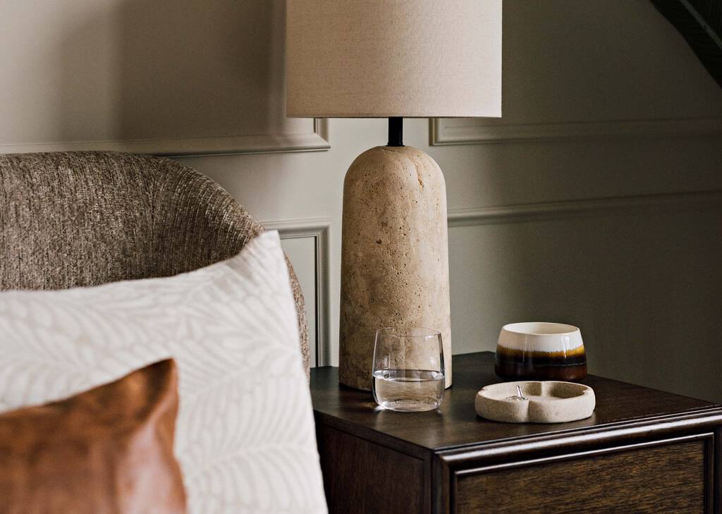 Bougie en pot Gaia brune/ivoire