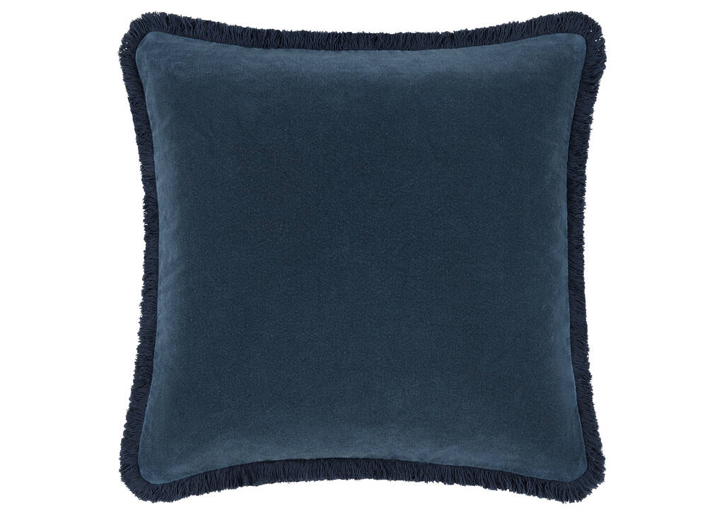 Aline Velvet Pillow 20x20 Navy