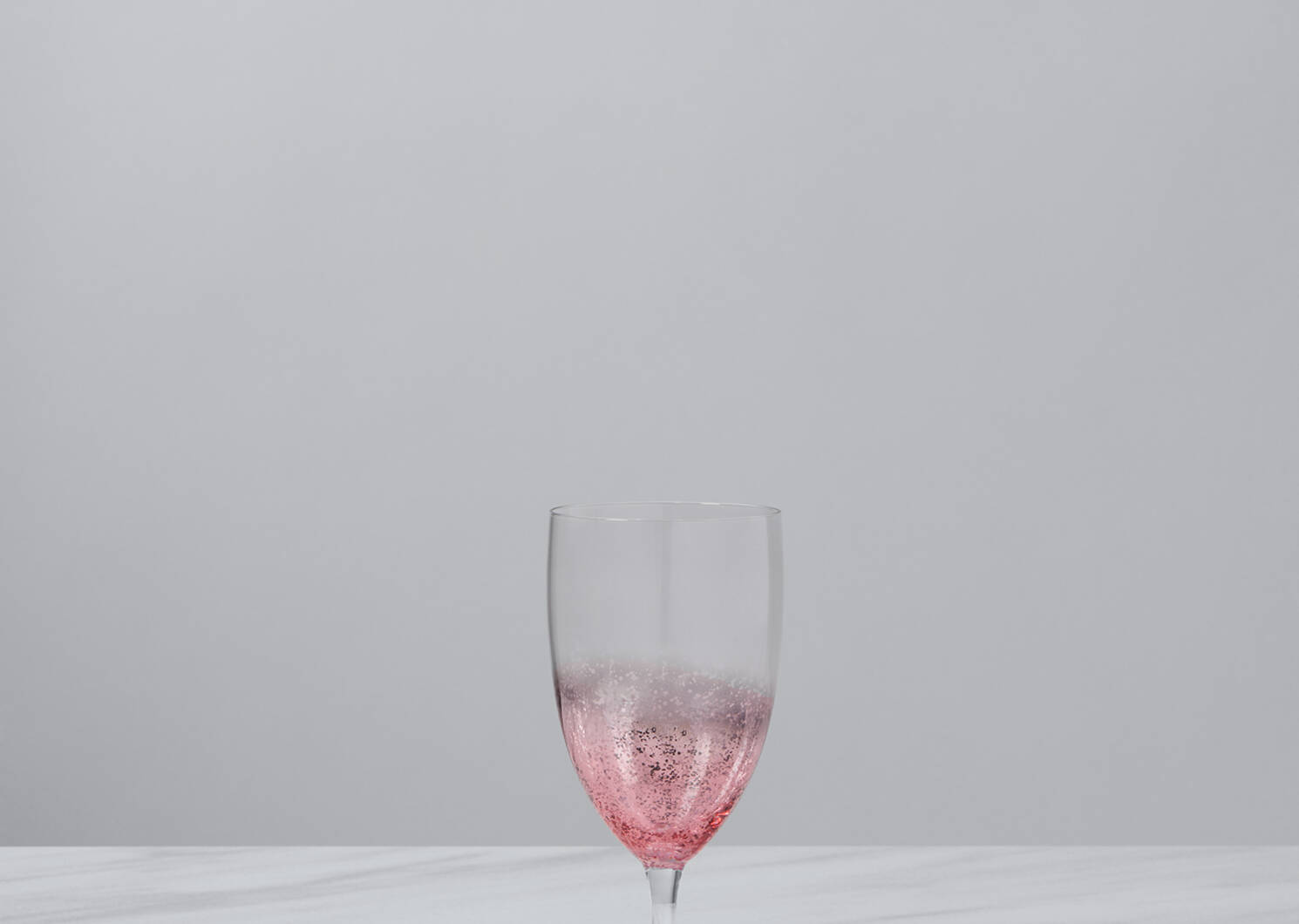 Verre à pied Shimmer rose doré