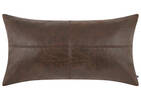 Jarvis Faux Leather Toss 12x22 Dark Brown