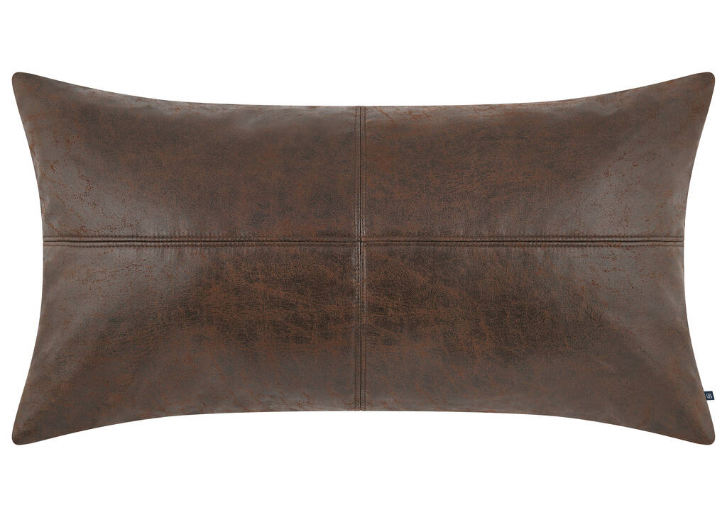 Jarvis Faux Leather Toss 12x22 Dark B