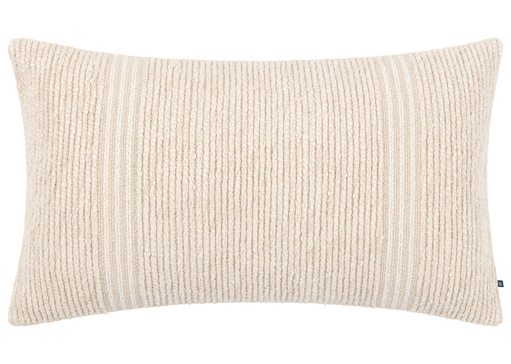 Eleni Cotton Pillow 14x24 Ivory