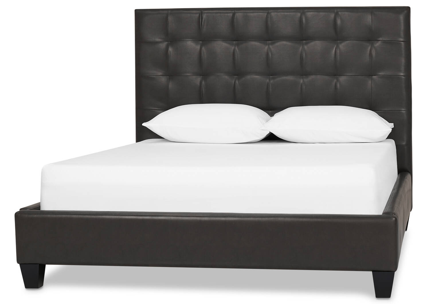Spencer Bed -Claro Charcoal, KING