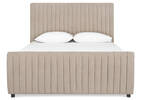 Laurel Upholstered Bed -Dahvia Bisque