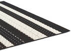 Algarve Rug - Stripe Black/Ivory